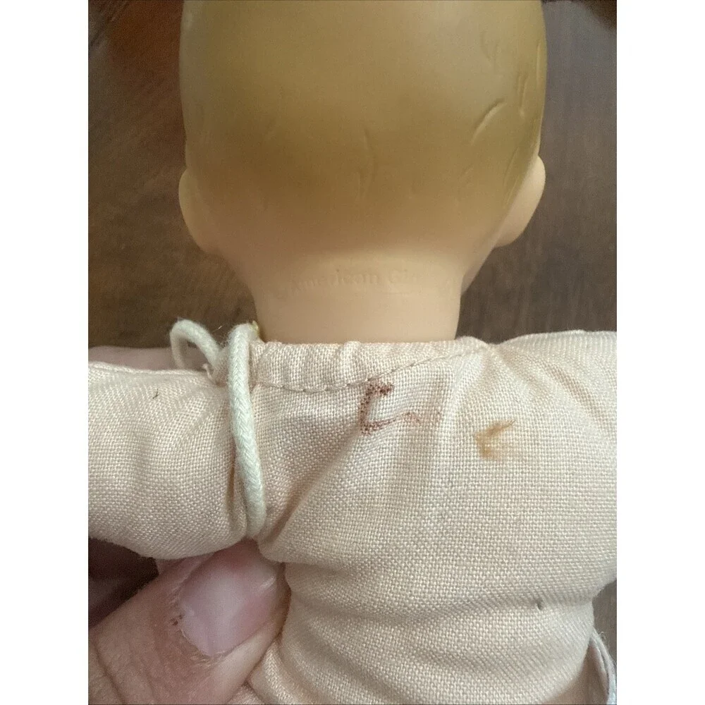 American Girl Baby Polly Doll W/Neck Strings Felicity Sister